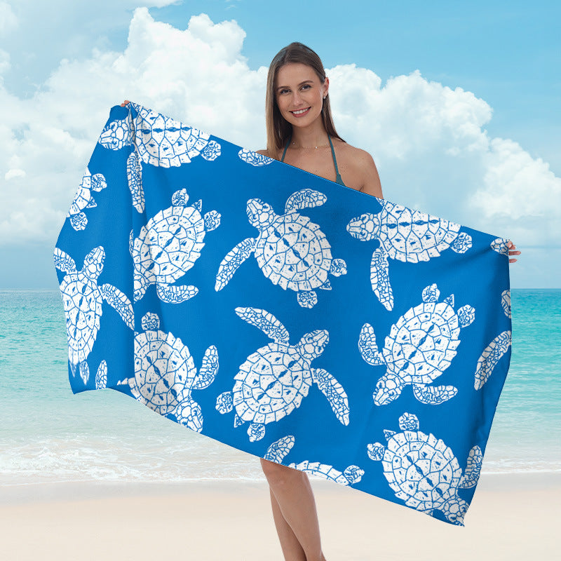 Beach towel with maritime star design Bowlift