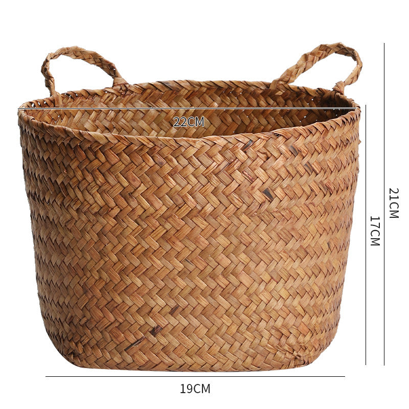 Multi-Functional Handwoven Storage Basket Bowlift