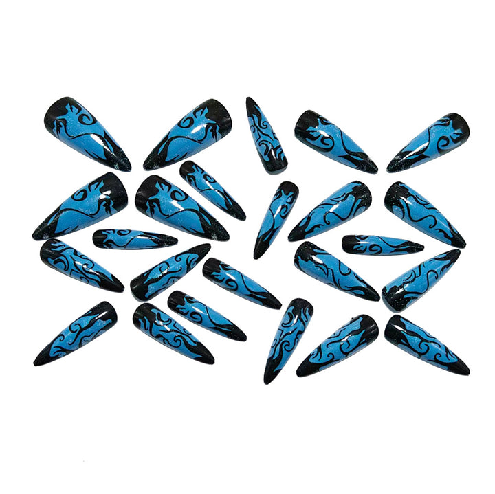 Artificial Nails in Creative Tip Design Bowlift
