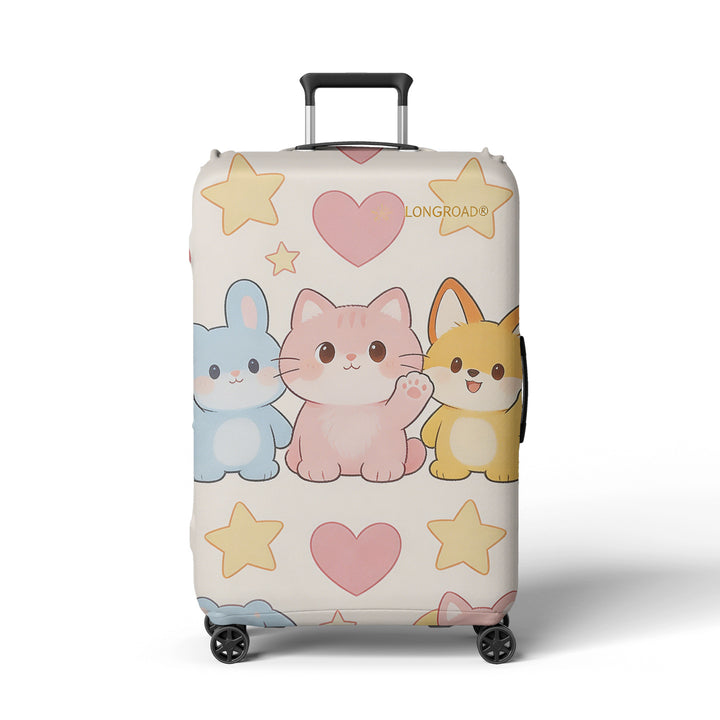 Women's suitcase cover with playful space design Bowlift