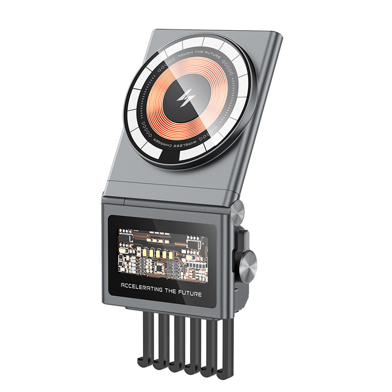 Unisex Innovative wireless charging hub with smart display Bowlift