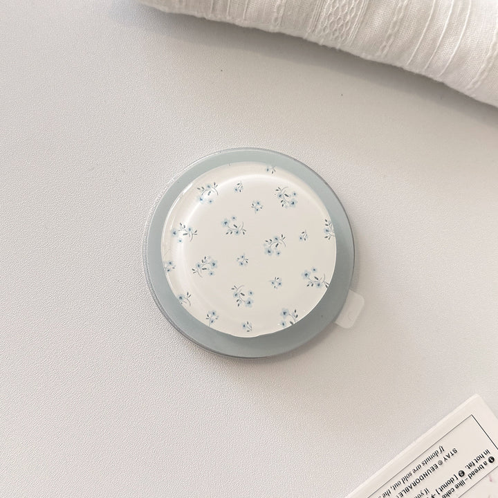 Decorative ceramic coaster with floral design Bowlift