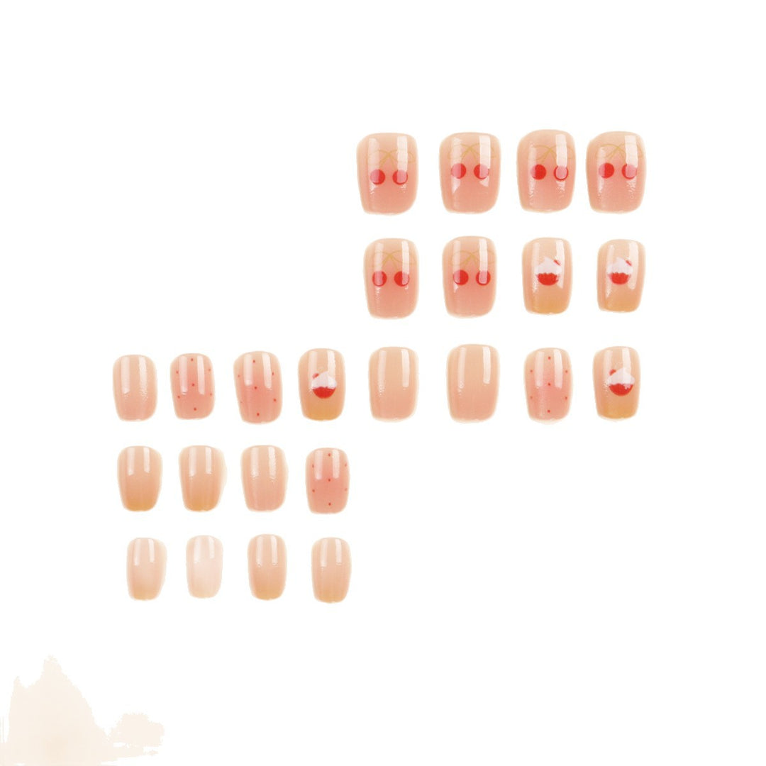 Artistic Fruit-Inspired Press-On Nail Tips Bowlift