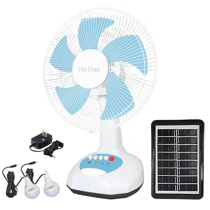Unisex solar floor fan with remote control Bowlift