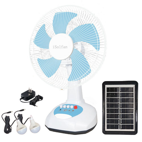 Unisex solar floor fan with remote control Bowlift