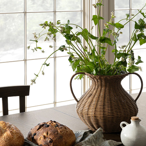 Handwoven decoration bouquet holder Bowlift
