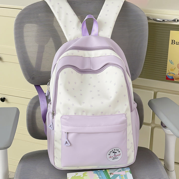 Fun and Functional Star-Patterned Backpack