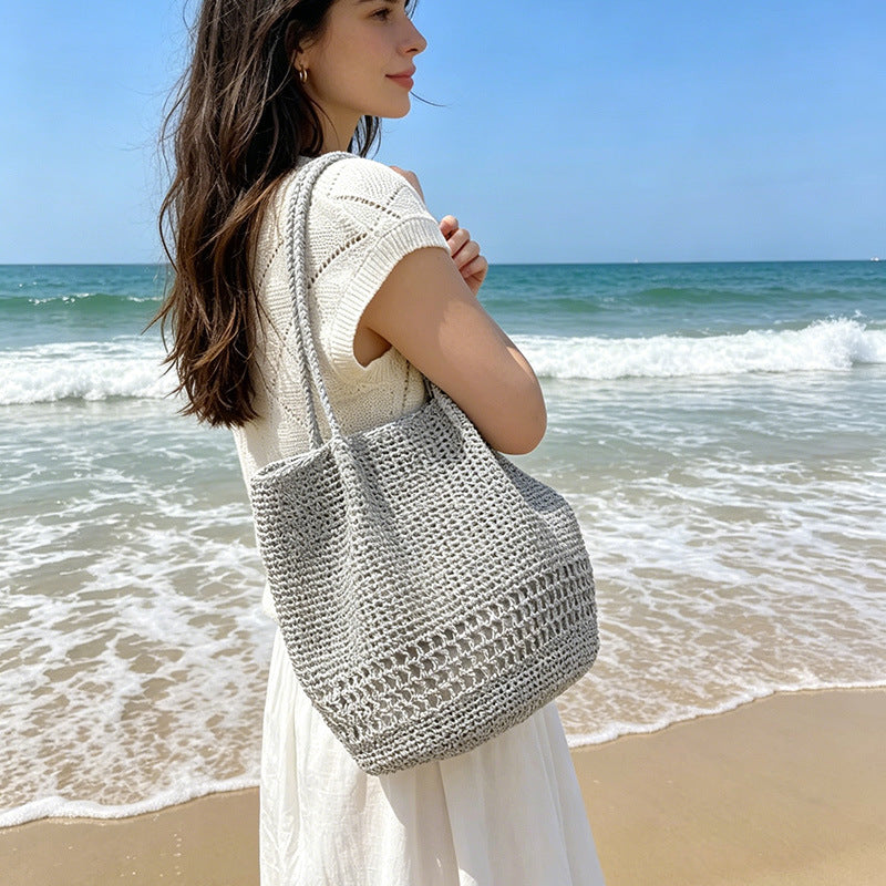 Lightweight and Breathable Macrame Tote Bag Bowlift