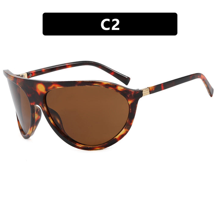 Women's Cat-Eye Sunglasses with Unique Design and Protective UV Filter Bowlift