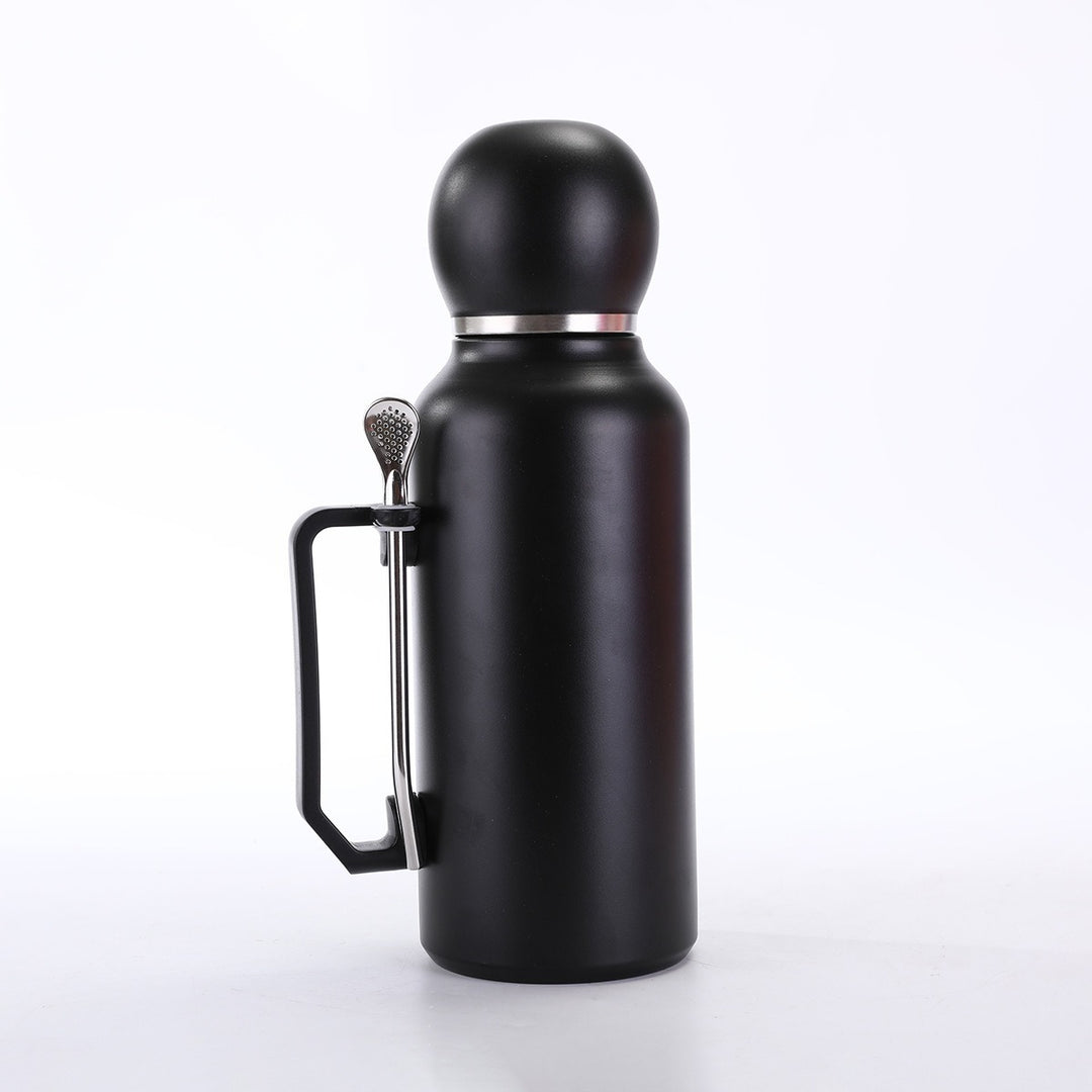 Ladies insulated multifunctional drinking bottle with integrated tea strainer Bowlift