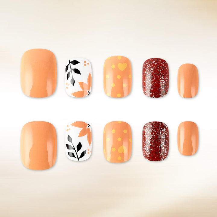 Seasonal Botanical Press-On Nails Bowlift