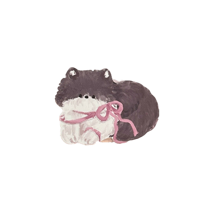 Playful refrigerator magnet with cute animal design Bowlift
