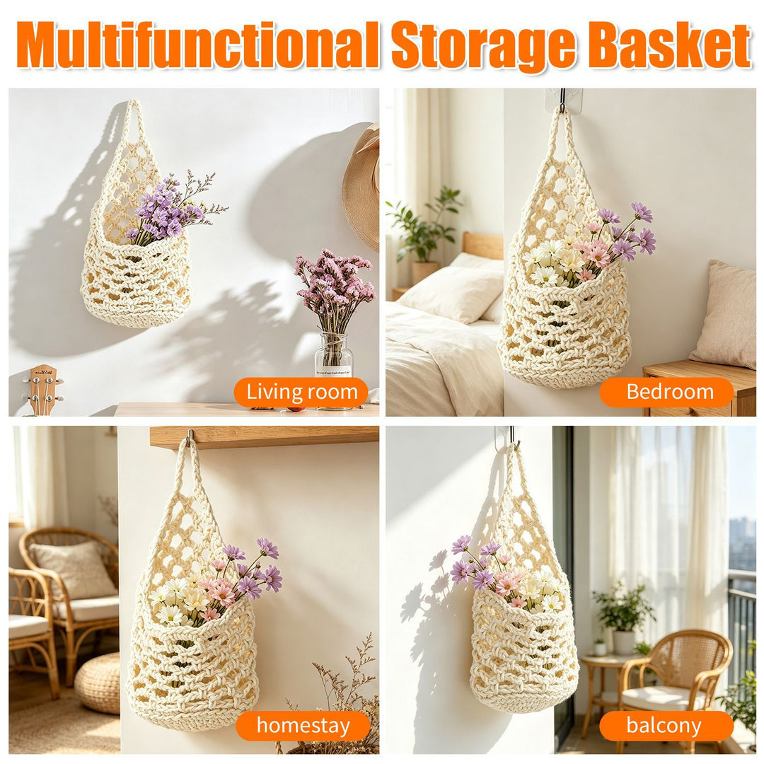 Macrame Flower Basket Bowlift