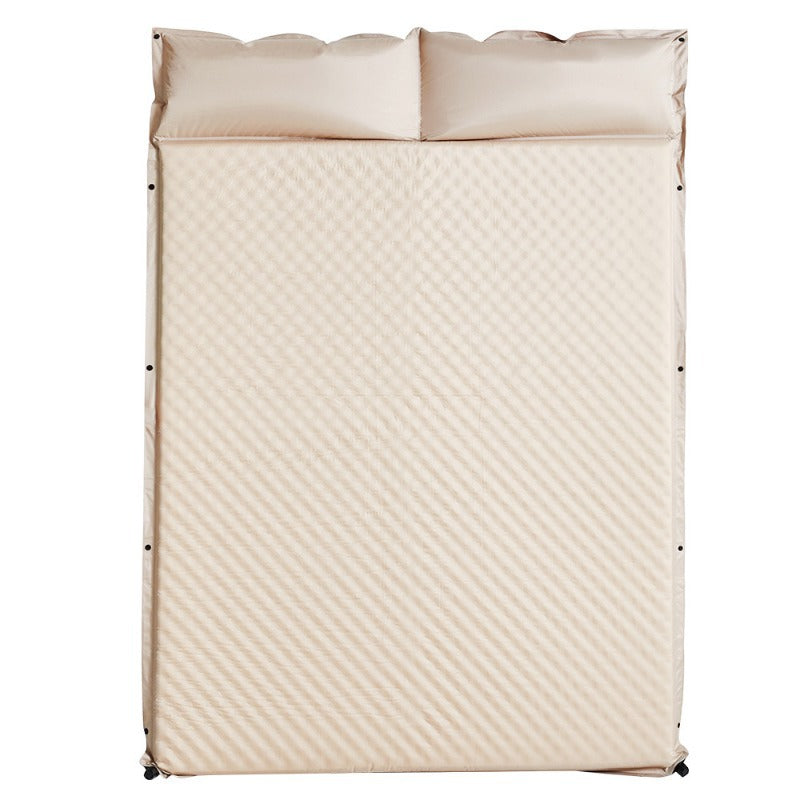 outdoor foldable camping and picnic mat with inflatable cushioned edge and waterproof base Bowlift
