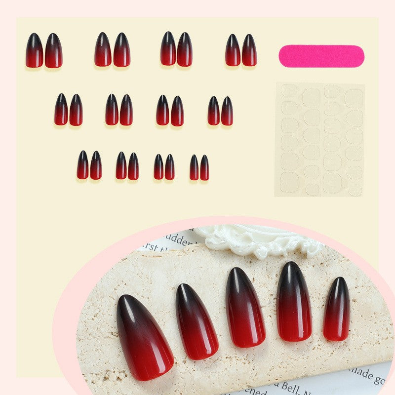 Gradient Style Press-On Nails with Closure Kit Bowlift