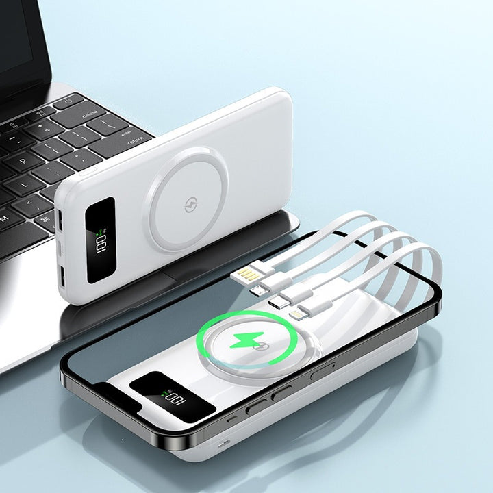Power bank with wireless charging function from Bowlift