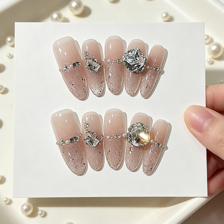 Elegant Press-On Nails Bowlift