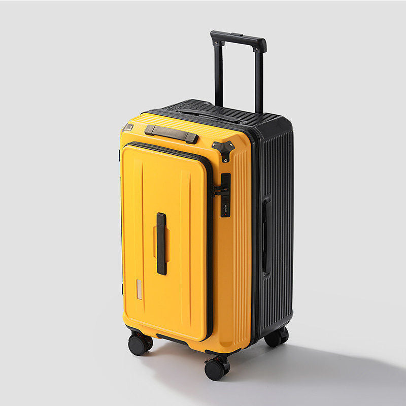 Premium Lockable Hard-Shell Rolling Suitcase