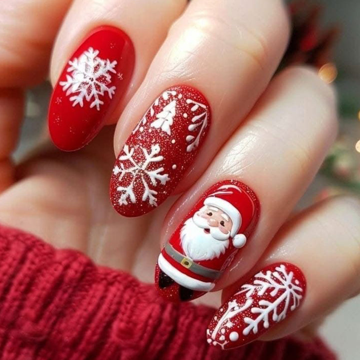 Seasonal Holiday-Themed Nail Art Extensions Bowlift