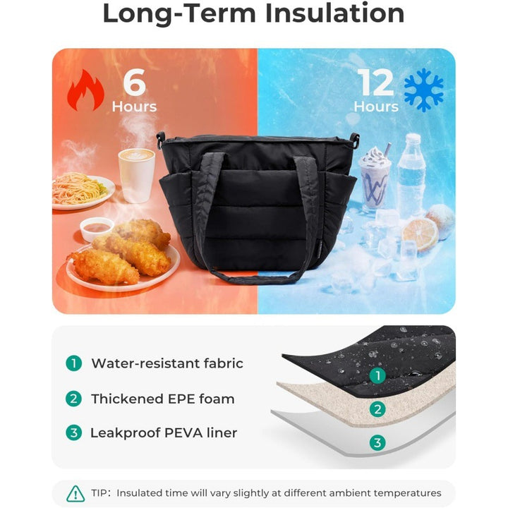 Multifunctional bag with insulated compartment Bowlift