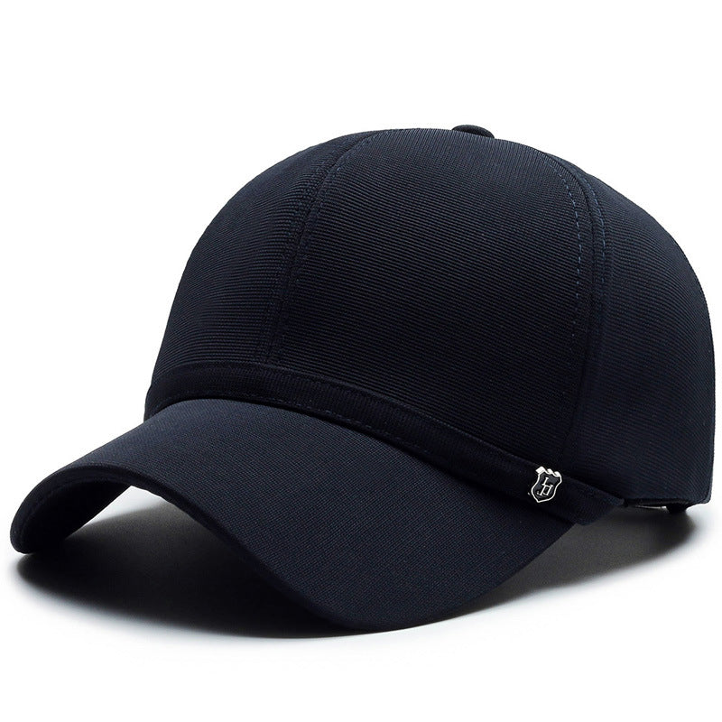 Men's Adjustable Curved Brim Cap Bowlift