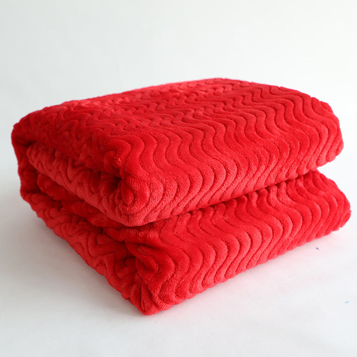luxurious wave structure cuddle blanket Bowlift