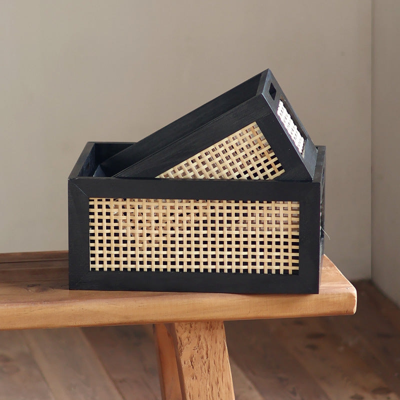 High-quality storage basket made of natural material Bowlift
