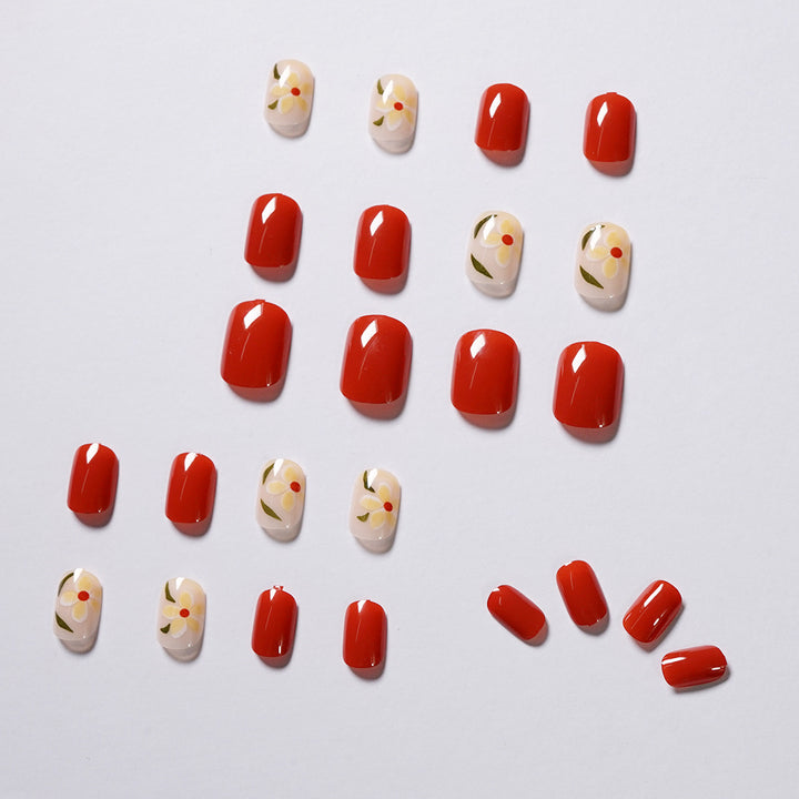 Artistic Nail Art with Flower Motifs Bowlift