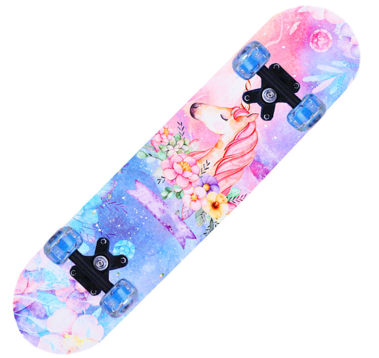 Girls' Cartoon Character Mini Skateboard Bowlift