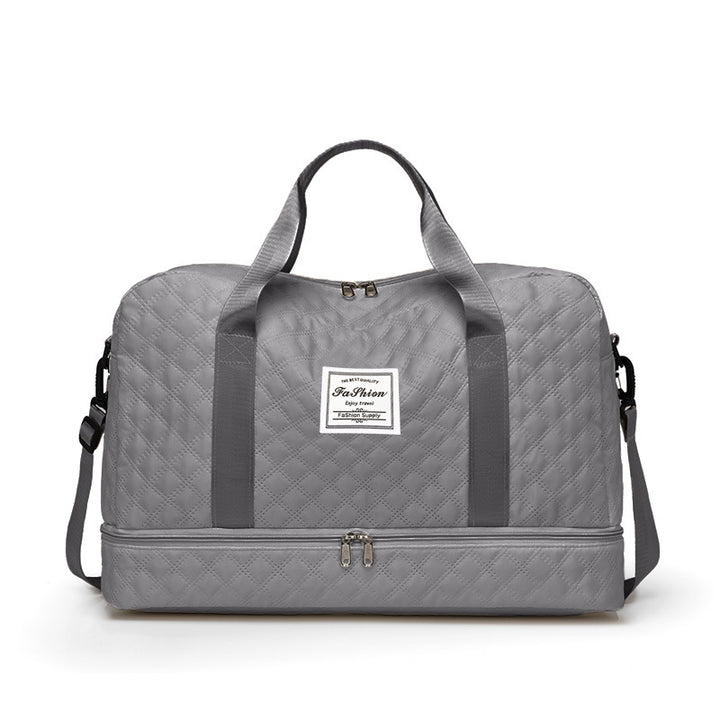 Quilted Travel Duffel Bag Bowlift