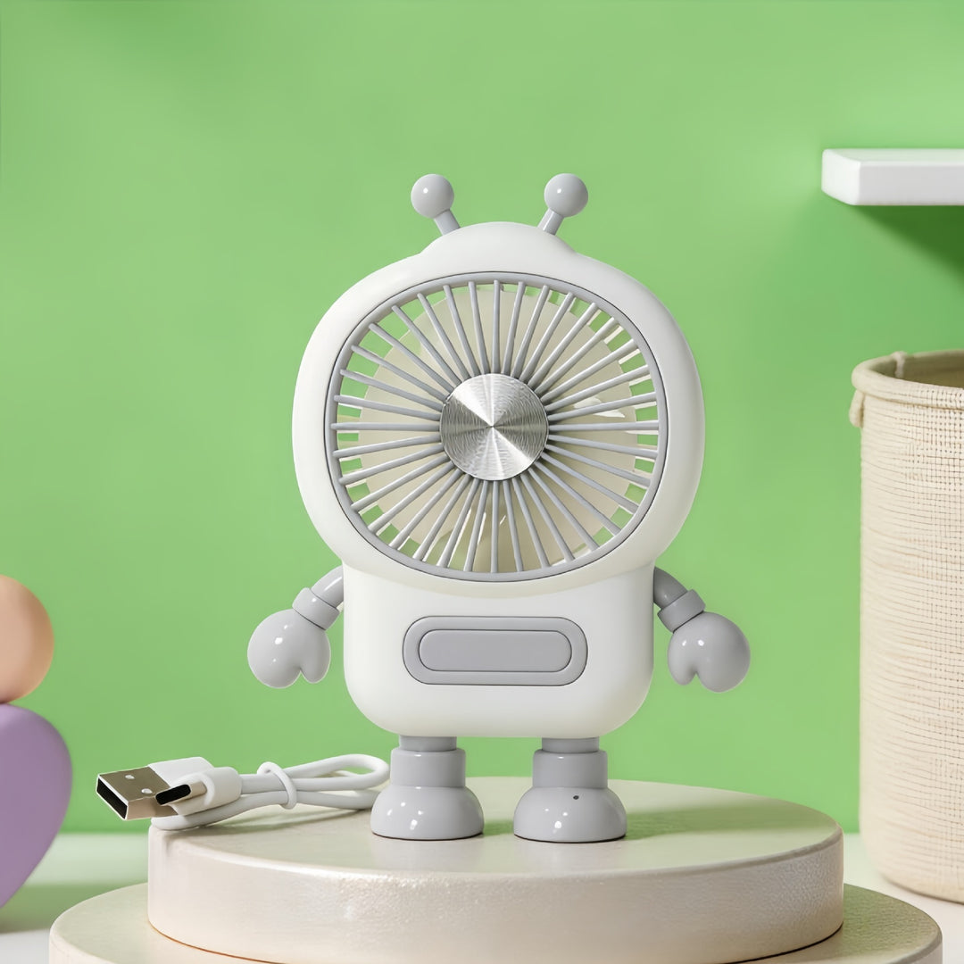Ladies cute table fan with USB connection Bowlift