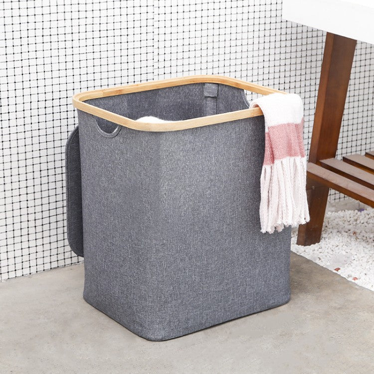 Storage basket with wooden frame Bowlift