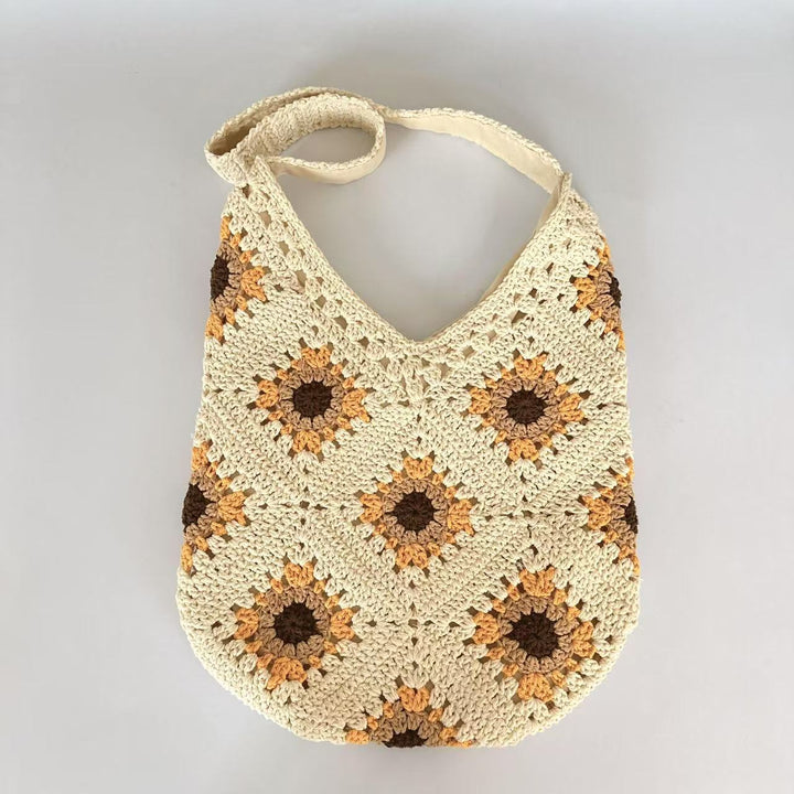 Fashionable crochet shoulder bag Bowlift