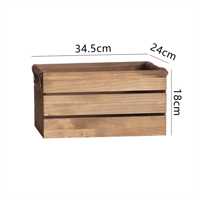 Elegant storage basket made of solid wood Bowlift