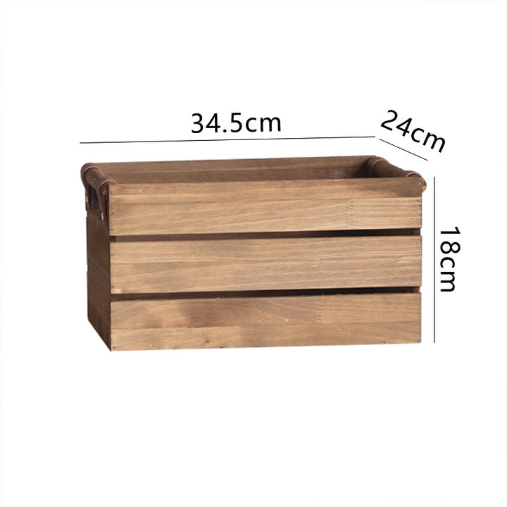 Elegant storage basket made of solid wood Bowlift