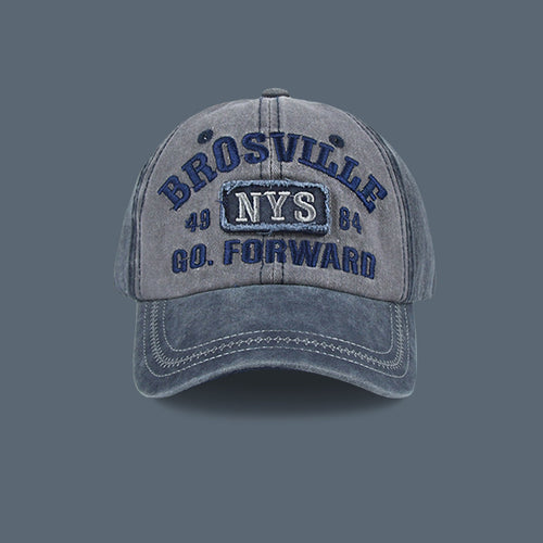 Vintage-Inspired Distressed Baseball Cap