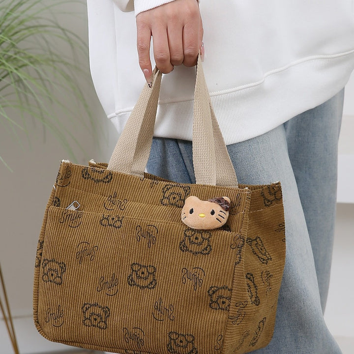 Cute Fun Cartoon Themed Mini Tote Bag Bowlift