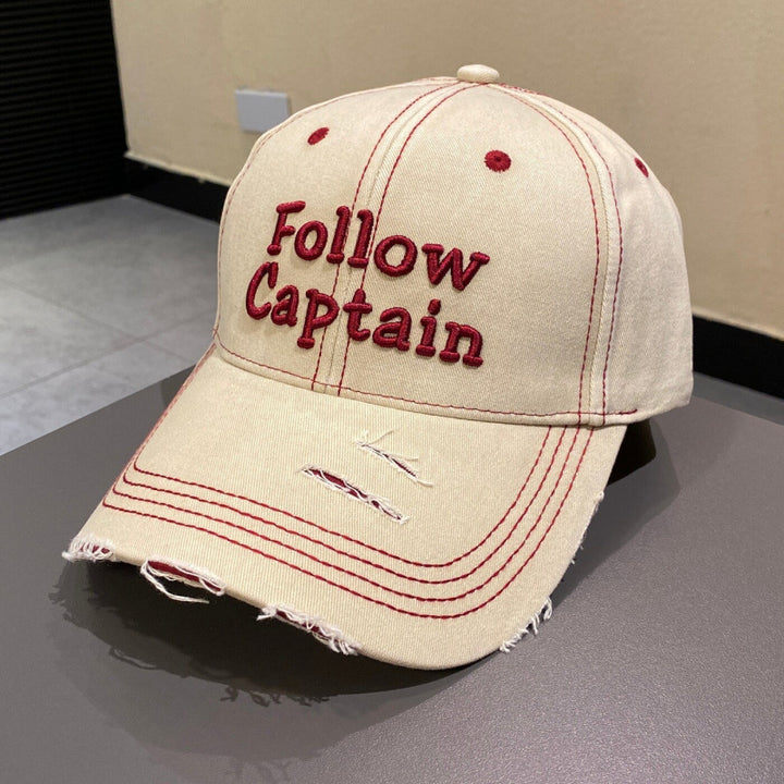 Men's Distressed Vintage Baseball Cap Bowlift