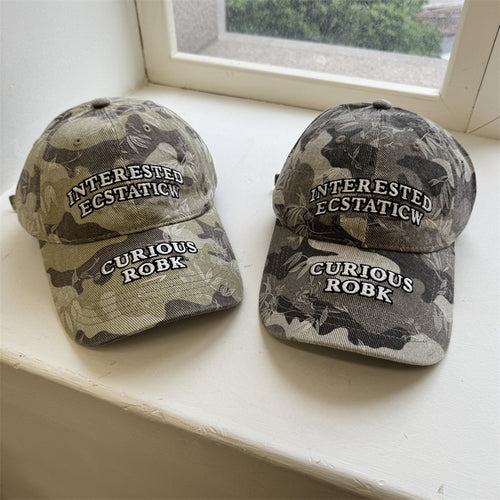 Men's Casual Graphic Adjustable Baseball Cap Bowlift