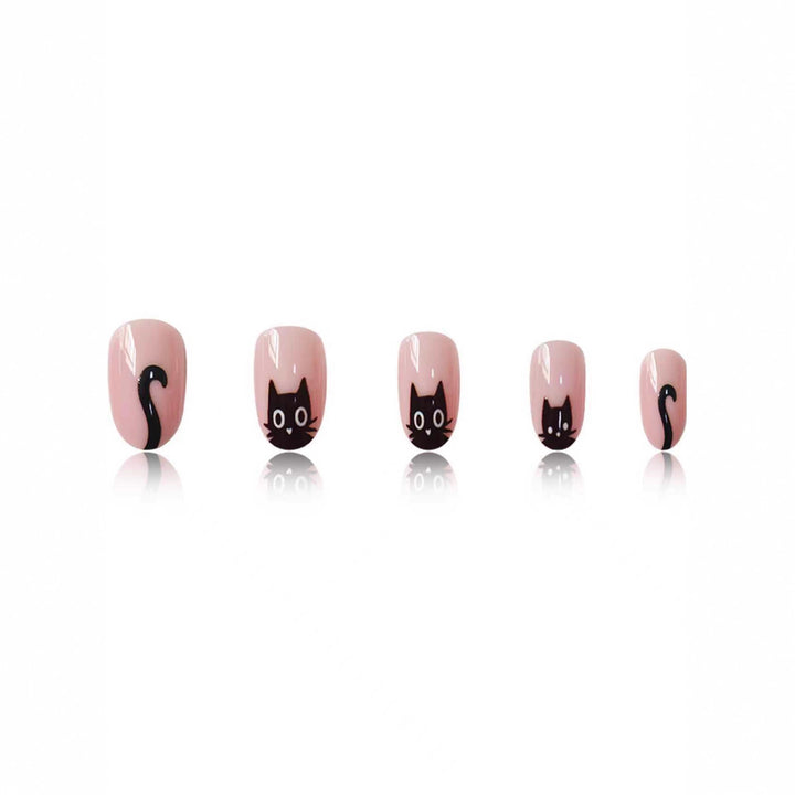 Cat-Themed Nail Art Extensions Bowlift
