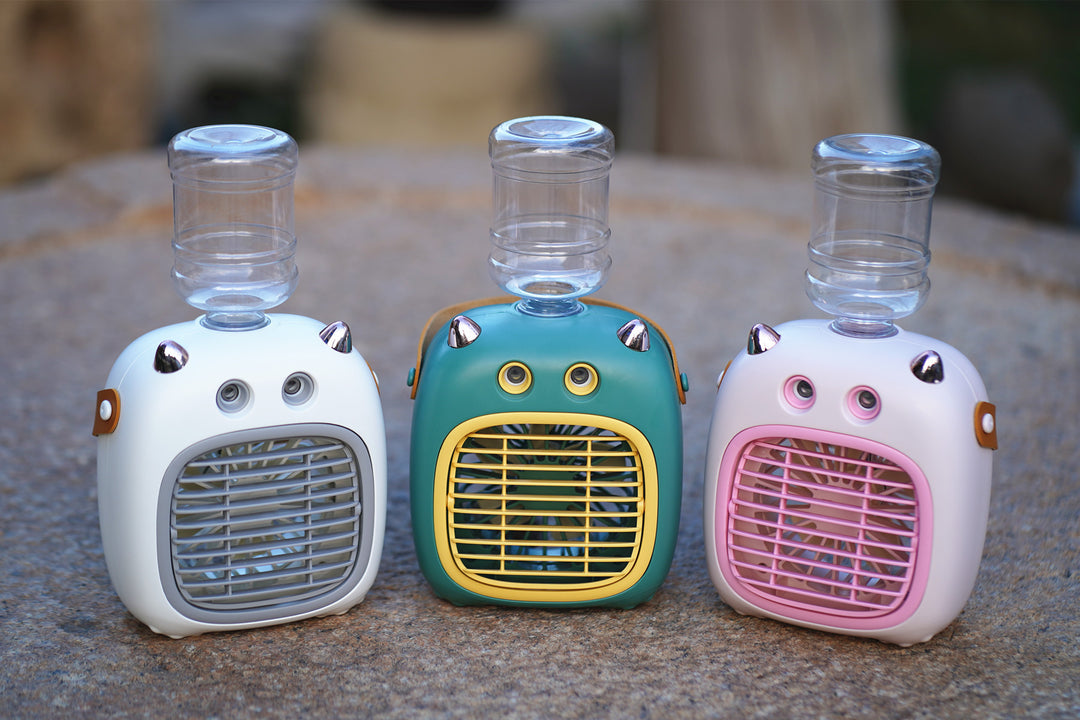 Unisex Portable Mini Fan with Creative Animal Design Bowlift
