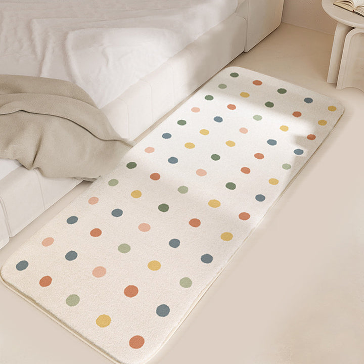 Round Rainbow-Themed Area Rug Bowlift