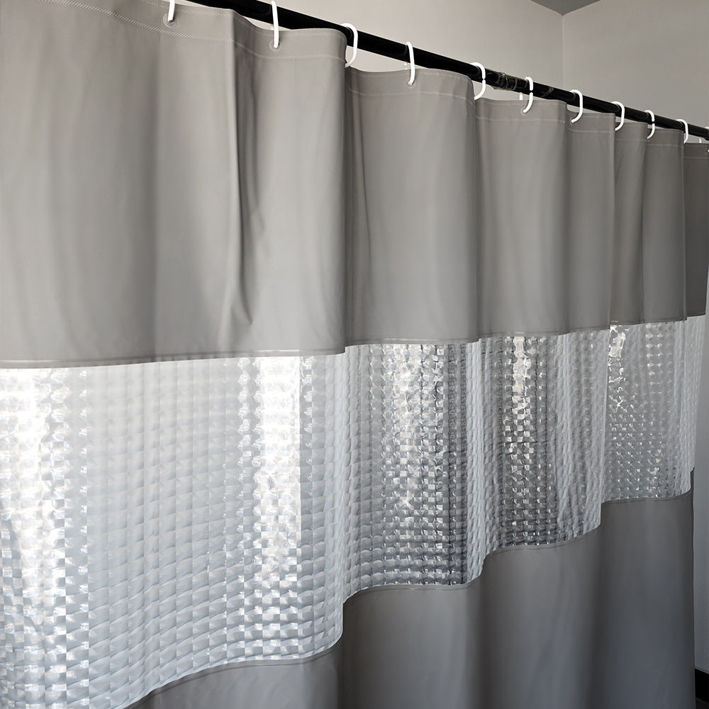 Premium Waterproof Shower Curtain Bowlift