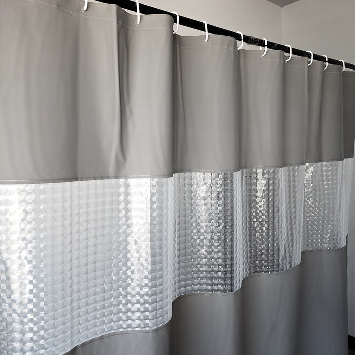 Premium Waterproof Shower Curtain Bowlift
