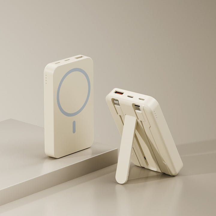 Magsafe Powerbank with Integrated Stand and High-Speed Charging Bowlift