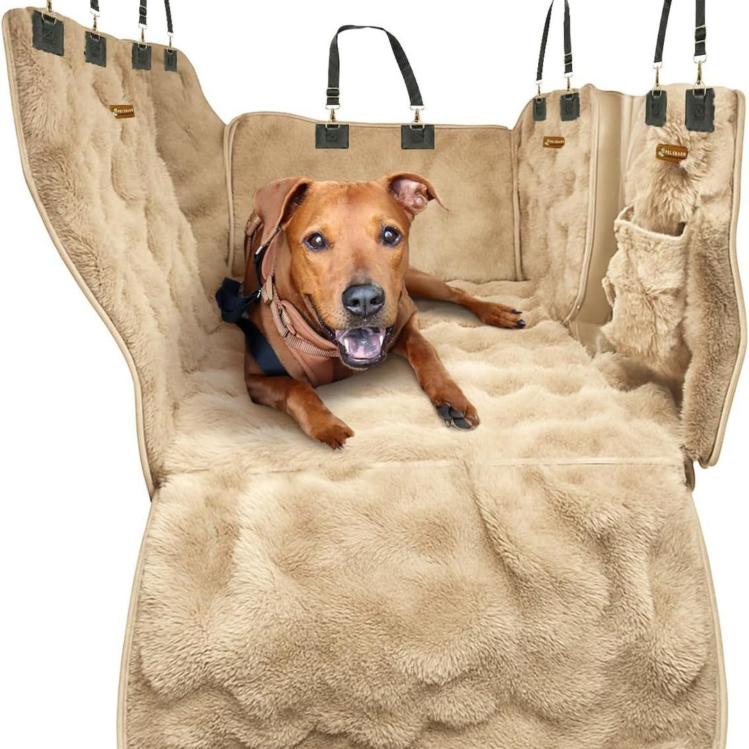 Plush Dog Car Seat Protector