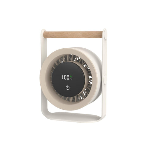 Unisex Portable Fan with Smart Display Bowlift