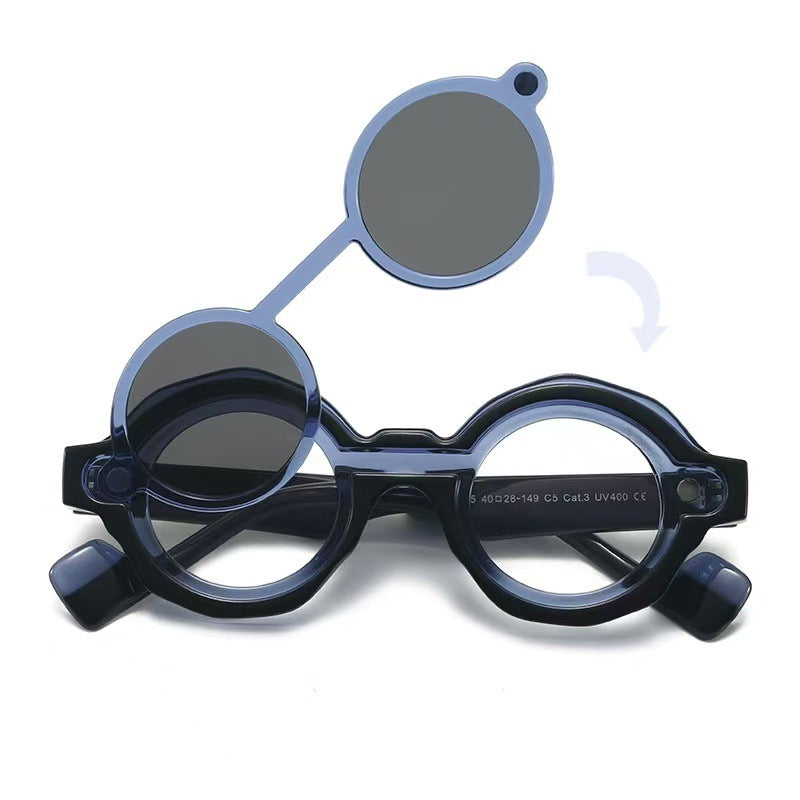 Ladies fashionable sunglasses with unique round design Bowlift
