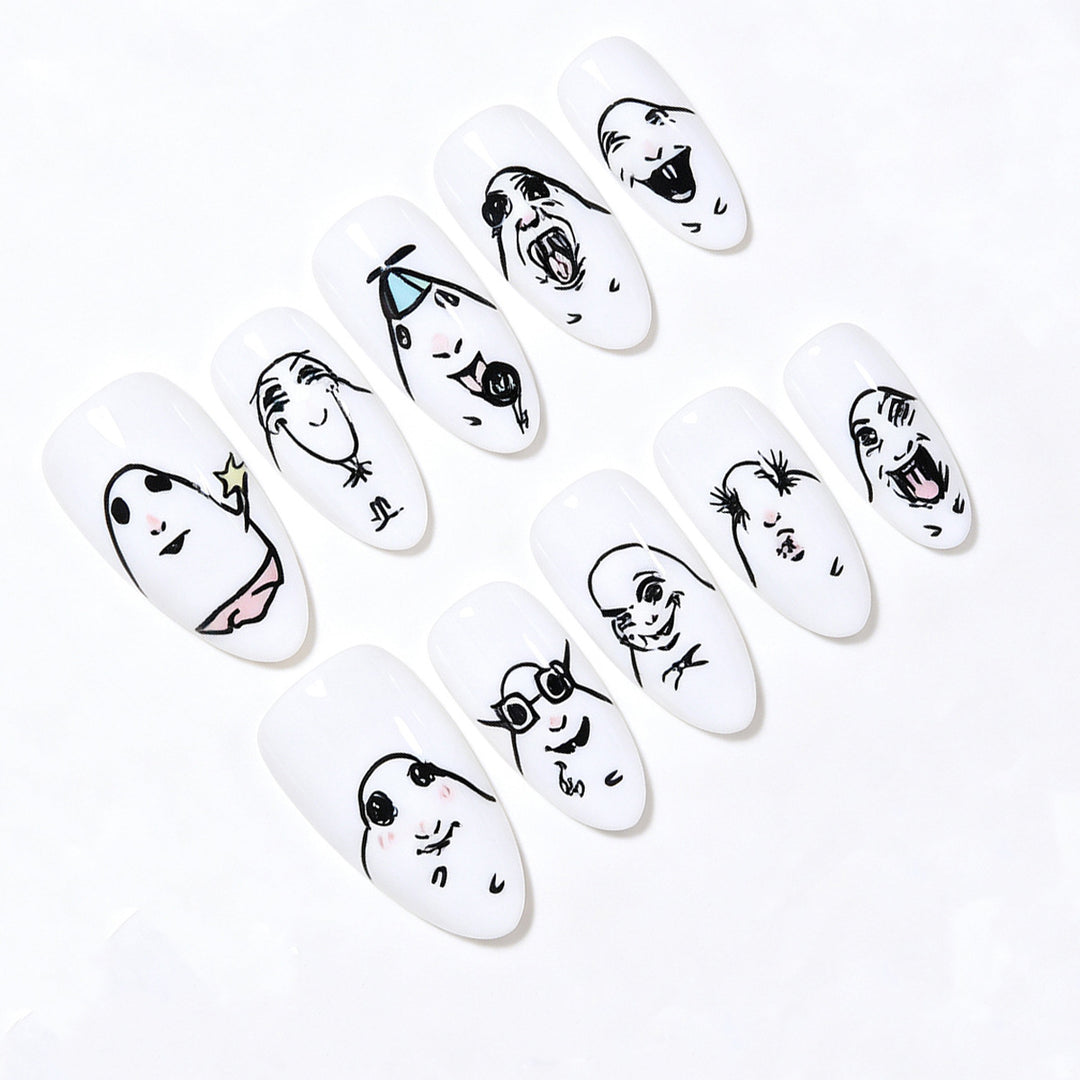 Creative Character Nail Art Tips Bowlift