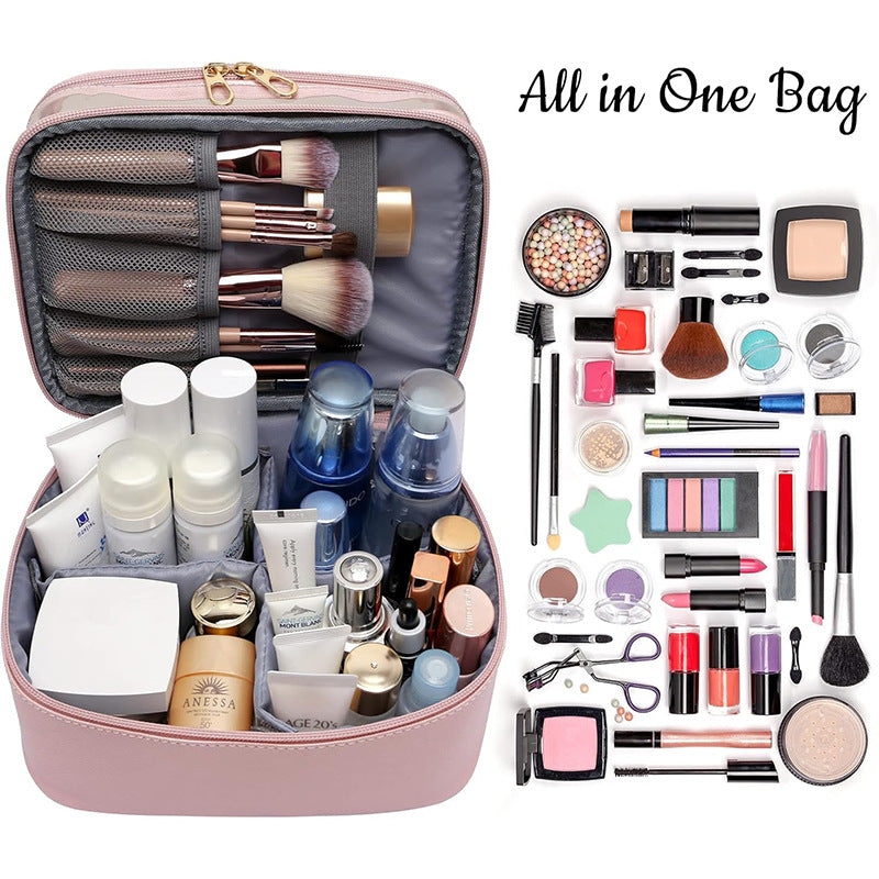 Cosmetic Organizer with Double Compartment Bowlift